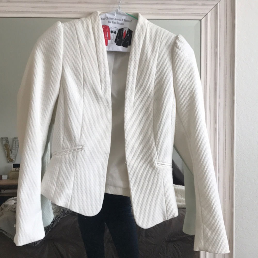 White blazer